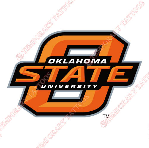 Oklahoma State Cowboys Customize Temporary Tattoos Stickers NO.5769